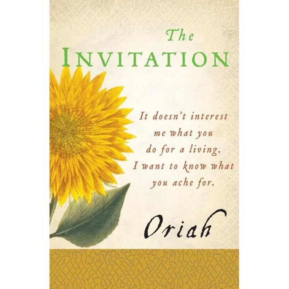 The Invitation -- Oriah
